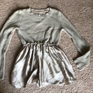 Babydoll knit sweater